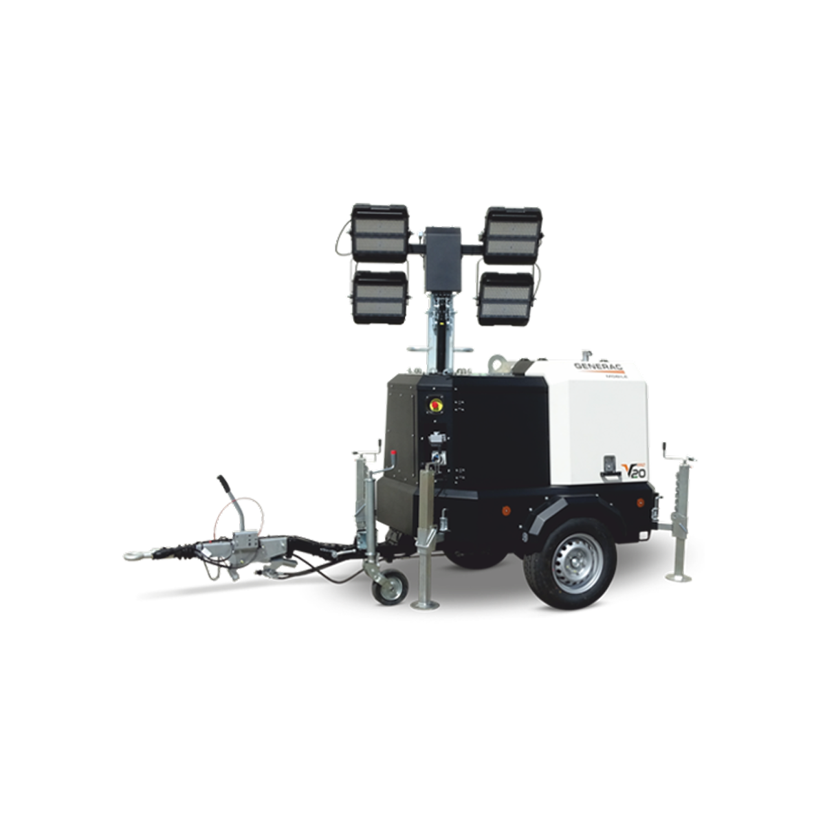 Generac V20 PRO Y2 Lithium Light Tower (4x 240 W LED)