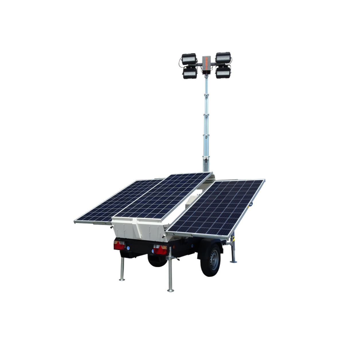 Generac VT-Solar Hydraulic Light Tower (4x 120 W LED)